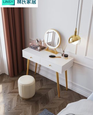 Lin's home bàn trang điểm phòng ngủ tủ lưu trữ tối giản hiện đại một chiếc bàn trang điểm sang trọng ánh sáng kiểu Bắc Âu bàn trang điểm nhỏ