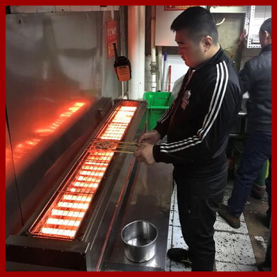 Bếp nướng điện Houshan thương mại không khói đen King Kong nhiệt độ không đổi lớn thịt nướng thịt nướng thịt nướng nướng điện máy nướng hàu