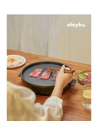 olayks xuất khẩu nồi nướng thịt nướng lò nướng gia dụng nướng điện tấm nướng tấm nướng lò nướng điện máy nướng không khói chống dính