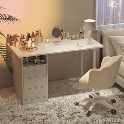 Bàn trang điểm bàn trang điểm hiện đại tối giản bàn trang điểm phòng ngủ bé gái bàn làm việc tủ đựng đồ tích hợp bàn trang điểm