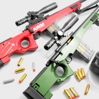 Quá khổ ném đạn awm bắn tỉa mô phỏng súng đạn mềm mô phỏng thực lấy 98k trẻ em m24 ăn thiết bị gà đồ chơi súng cậu bé