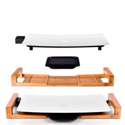 Lò nướng thịt Jihui Máy nướng thịt gia đình Tấm nướng không khói Hàn Quốc Tấm nướng điện Gốm sứ chống dính nồi nướng teppanyaki