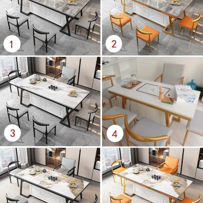 Bàn ghế sa lông bàn ghế kết hợp ánh sáng sang trọng hiện đại tối giản phòng khách gia đình bảng lớn bàn trà kung fu bàn trà tất cả trong một bàn trà