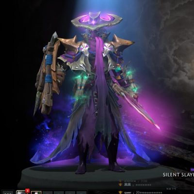 DOTA2 ti10 International Invitational Tournament Aquarius Set Bộ giảm thanh Im lặng Giết người trong 30 ngày Tái chế bạn bè