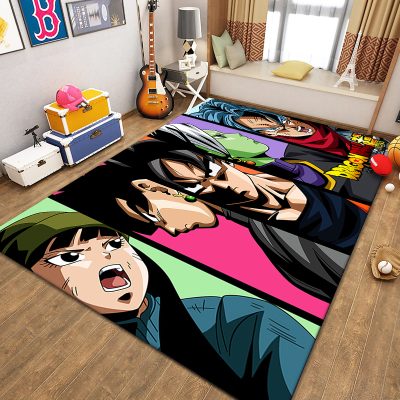 Phòng Ngủ Đơn Giản Hoạt Hình Ins Anime Ngộ Không Thảm Rồng Bóng Sofa Phòng Trẻ Em Bé Trai Đầu Giường Phòng Sàn