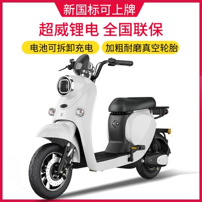 California da báo xe điện con rùa nhỏ pin xe đạp 48V hỗ trợ di động nhỏ nữ tiêu chuẩn quốc gia mới xe đạp điện