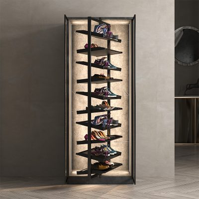 Tủ giày xoay 360 độ kéo giá giày lối vào tiền sảnh lưu trữ dung lượng lớn cửa nhà tối giản hiện đại ngoài cửa