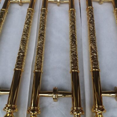 Tay nắm cửa Vàng Rồng Nổi. Tay nắm cửa Windragon