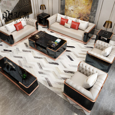 Sự sang trọng tuyệt đối với bàn ghế sofa nhập khẩu cao cấp