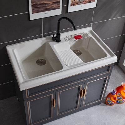 Bồn rửa mặt phòng tắm - Sản phẩm dễ dàng lắp đặt và vệ sinh, giúp bạn tiết kiệm thời gian và công sức