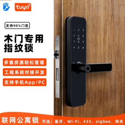 Lối vào cửa hộ gia đình graffiti khóa vân tay cho thuê khách sạn căn hộ tongtong khóa WIFI mật khẩu khóa thẻ hỗ trợ thoát