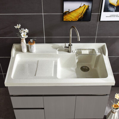 Bồn rửa mặt phòng tắm - Thiết kế đơn giản và thanh lịch, tạo cảm giác thoải mái và dễ chịu khi sử dụng