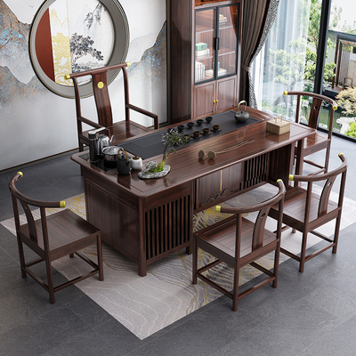 Tạo điểm nhấn cho phòng khách của bạn với bộ bàn ghế uống trà kiểu Trung Quốc độc đáo