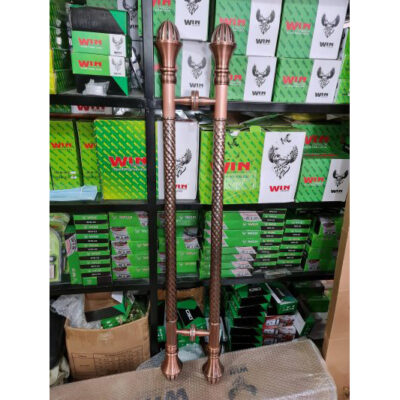 Tay Nắm Cửa Đồng Đỏ Đầu Bóng. Tay nắm cửa Windragon
