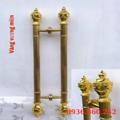 Tay Nắm Cửa Kính Cường Lực, Cửa Nhôm - Tay Nắm Cửa Vàng Vương Miện