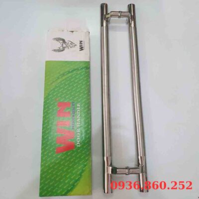 Tay nắm Inox Xước Lệch Tâm (304) - Tay Nắm Cửa Kính Cường Lực, Cửa Nhôm.