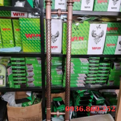Tay Nắm Cửa Kính Cường Lực, Cửa Nhôm - Tay Nắm Cửa Đồng Đỏ Vương Miện.