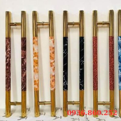 Tay Nắm Cửa Kính Cường Lực, Cửa Nhôm - Tay Nắm Cửa Giả Đá Cam