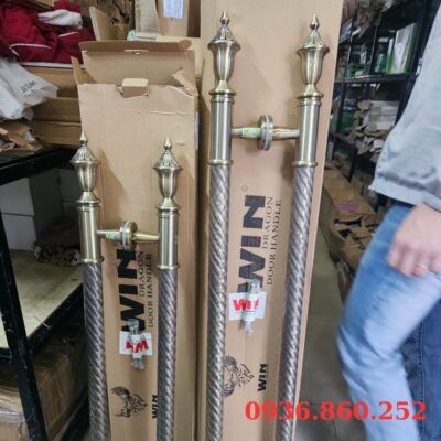Tay Nắm Cửa Kính Cường Lực, Cửa Nhôm - Tay Đồng Nâu Ấm