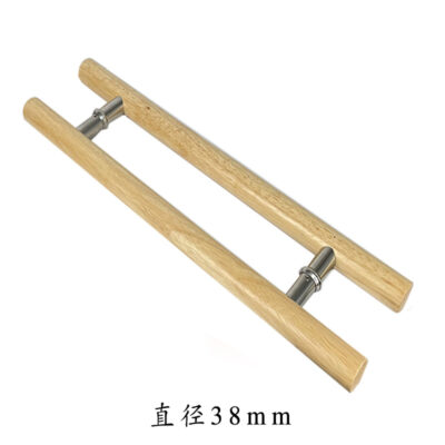 Bán buôn tay nắm cửa kính chạm khắc gỗ khách sạn thép không gỉ Trung Quốc kéo đẩy tay vịn trà sữa chuỗi cửa hàng tay nắm cửa