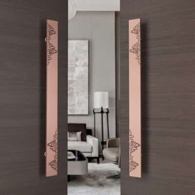 Tay nắm cửa hợp kim nhôm kiểu Á Đông FN8258