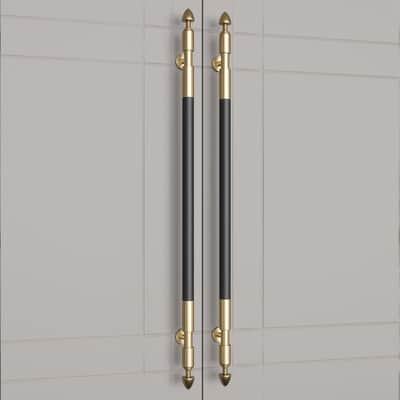 Tay nắm cửa sang trọng bằng gỗ và inox TYC2001