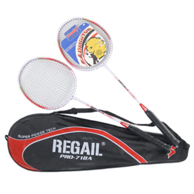 Regail 718A Nhôm Chất Lượng Cao Chia Vợt Cầu Lông Dành Cho Người Lớn Vợt Cầu Lông Cặp Vợ Chồng