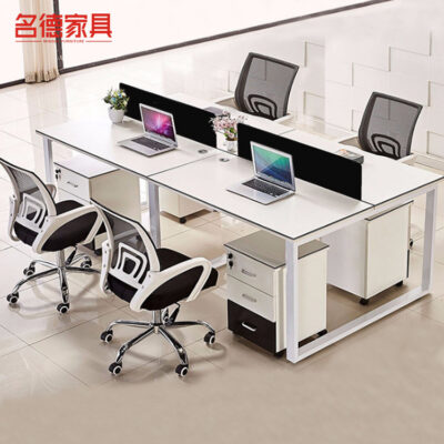 Nội thất màn hình văn phòng nhân viên bàn máy tính và ghế kết hợp Phòng mới đơn giản kệ tại chỗ bàn nhân viên