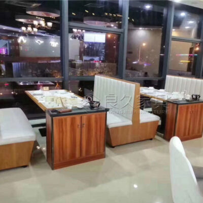 Nhà hàng trà Jieyang Zhongshan Phòng trà Quán trà buổi sáng Ghế ngồi có thẻ Sofa Tấm ván chống cháy bằng đá cẩm thạch Bàn tủ trà Nhà sản xuất