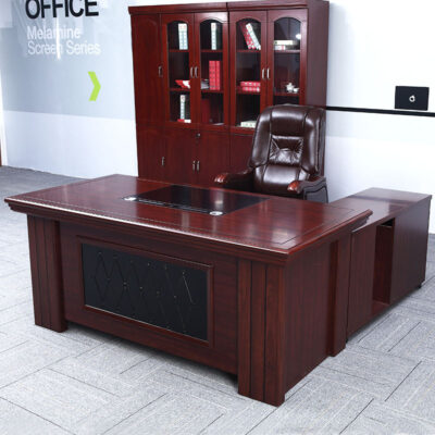 Bàn giám đốc Vũ Hán Bàn điều hành 1,6 mét bàn sơn kết hợp bàn ghế văn phòng bàn giám đốc điều hành phong cách Trung Quốc