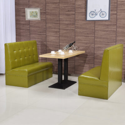 Sofa đôi cà phê nhà hàng phương tây lẩu trà sữa cửa hàng tráng miệng KTV bar thẻ ghế sofa bàn ăn kết hợp ghế