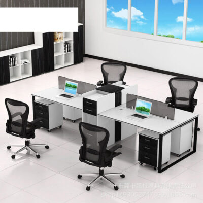 Đơn giản hiện đại kết hợp nhân viên nhà ga bàn nhân viên văn phòng bốn người Phòng màn hình bàn bán buôn