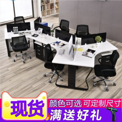 Sự kết hợp đơn giản sáng tạo 5 người màn hình nhiều người 36 người Bàn 3 người 6 người nhân viên làm việc bàn máy tính