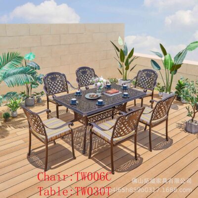 Bàn Ghế Ngoài Trời Ghế Nhôm Đúc Sân Vườn Khách Sạn Ghế Nhôm Đúc Sân Vườn Bộ Bàn Ghế Nhôm Đúc Sân Vườn Ghế Taishi Ghế Ngoài Trời