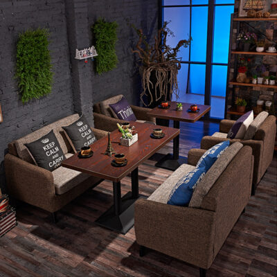 Tường thẻ nhà hàng ghế sofa quầy bar quán trà sữa quán cà phê quầy bar rõ ràng Đồ ăn phương Tây khu vực tiếp tân bàn ghế kết hợp