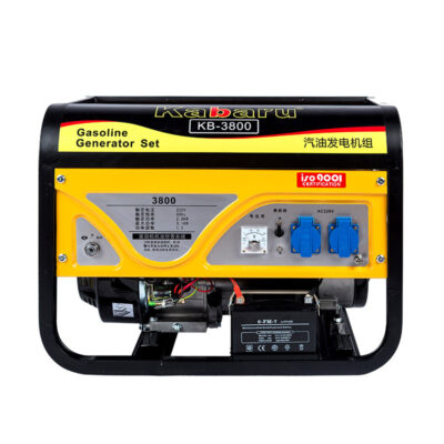 Máy phát điện chạy xăng 220V Volt nhỏ 380V 3 pha 3000W câm mini hộ gia đình ngoài trời 5/6/8KW diesel