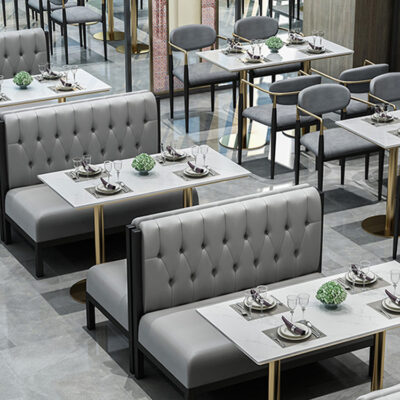 Quán cà phê bắc âu quán trà sữa bàn ghế kết hợp thẻ ghế sofa quầy bar rõ ràng dựa vào tường nhà hàng phương tây nội thất phòng ăn