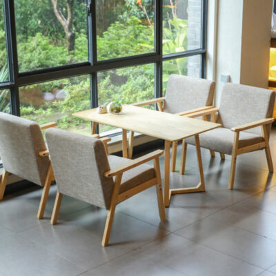 Văn Phòng Đàm Phán Tiếp Nhận Bàn Ghế Kết Hợp Bình Thường Món Tráng Miệng Quán Trà Sữa Cafe Sofa Đôi Bàn Vải Ghế Ngồi
