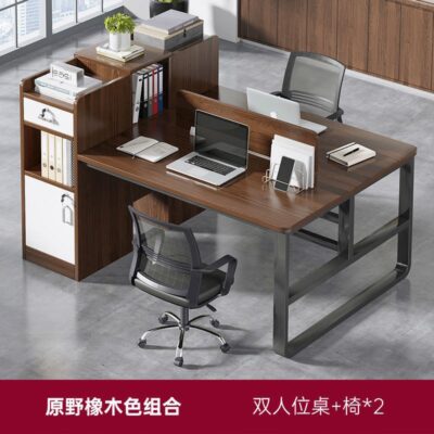 Bàn máy tính văn phòng nhân viên màn hình Phòng làm việc bàn văn phòng bàn đơn giản hiện đại bàn hội nghị đơn giản