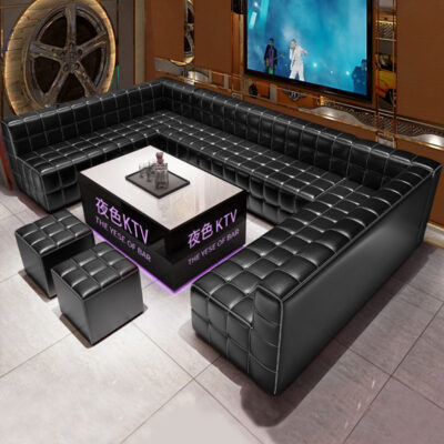 KTV sofa bàn cà phê thanh thẻ ghế hộp thanh cafe nhạc ăn thanh rõ ràng thanh góc bàn ghế hình chữ U