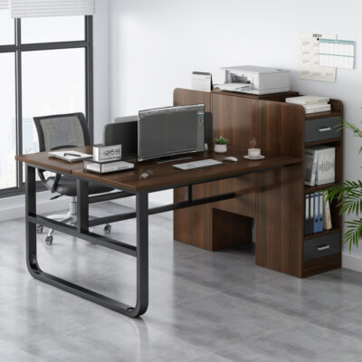 Bàn ghế văn phòng kết hợp đơn giản hiện đại nội thất văn phòng đơn giản 2/4 người nhân viên bàn máy tính