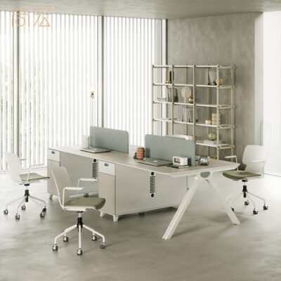 Nhân viên thiết kế kết hợp bàn ghế nhân viên thư ký công ty 4 người Bàn máy tính văn phòng sáng tạo 6 Phòng