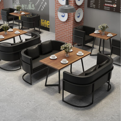 Retro phong cách công nghiệp thanh rõ ràng quầy bar phục vụ văn phòng quán cà phê lẩu quán trà sữa thẻ ghế kết hợp bàn ghế sofa