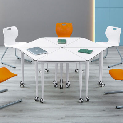 Bàn đào tạo gấp bàn hội nghị và ghế kết hợp khâu bàn dài có thể tháo rời bàn đa chức năng bàn ghế phòng hội nghị