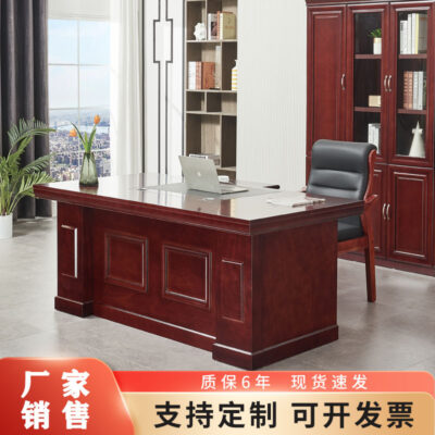Bàn làm việc Bàn giám đốc Bàn điều hành Sơn kết hợp ghế văn phòng Đơn giản hiện đại Bàn giám đốc Bàn chủ tịch Nội thất văn phòng