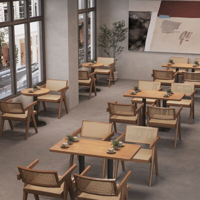 .Wabi Sabi Wind Chandigarh Ghế Gỗ Mây Món Ăn Phương Tây Cafe Trà Sữa Nhà Hàng Bàn Ghế Kết Hợp Caterer