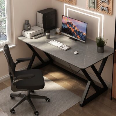 Slate Light Máy tính sang trọng Bàn học sinh Bàn chơi game tại nhà Bàn phòng ngủ Bàn làm việc đơn giản hiện đại Bàn để bàn