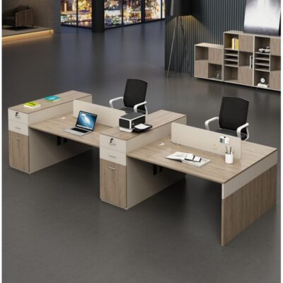 Bàn nhân viên Ghế 4 người ghế nhân viên văn phòng nội thất đơn giản máy tính nhân viên văn phòng kết hợp bàn ghế