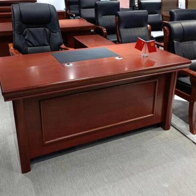 1.6 mét dán da bàn quản lý lớp nhỏ bàn sếp quản lý giám sát bàn nhân viên bàn nội thất văn phòng