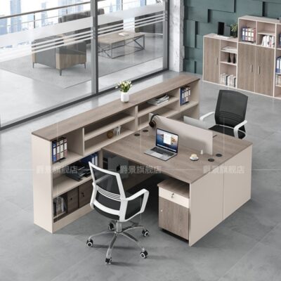 Bàn làm việc một người nhân viên tài chính Phòng nhân viên màn hình Phòng nhân viên bàn ghế kết hợp văn phòng bàn ghế bán lẻ bán buôn